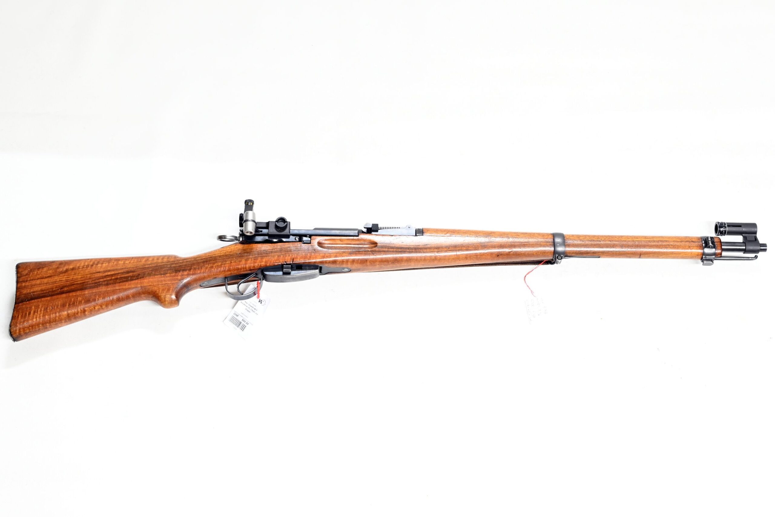 waffen-ingold.ch Rep. Gewehr W+F Karabiner 31, Occ., 7,5x55, mit W+F Diopter und Ringkorn – Bild 1