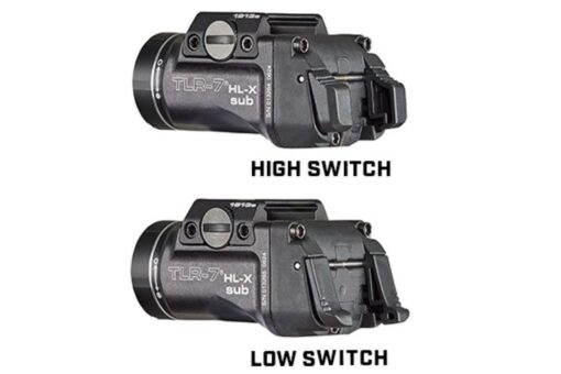 Lampe Streamlight TLR-7 HL-X Sub Hellcat USB, BLK, für Pistole Springfield Hellcat, Multi-Fuel, 1'000 Lumen – Bild 3