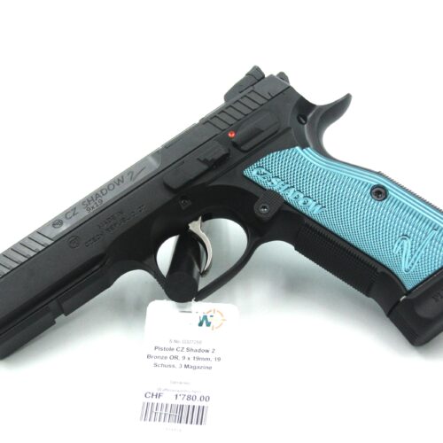 Pistole CZ Shadow 2, 9x19, 19 Schuss, 3 Magazine, Optic Ready
