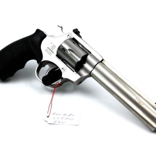 Revolver Alfa Steel 3561, Stainless, .357 Mag., 6" Lauf, verstellbare Visierung