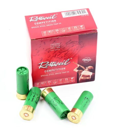 Rottweil Special Steel Green, 12/67.5, 2.5mm/ Nr.7, 24g, 25 Stk.