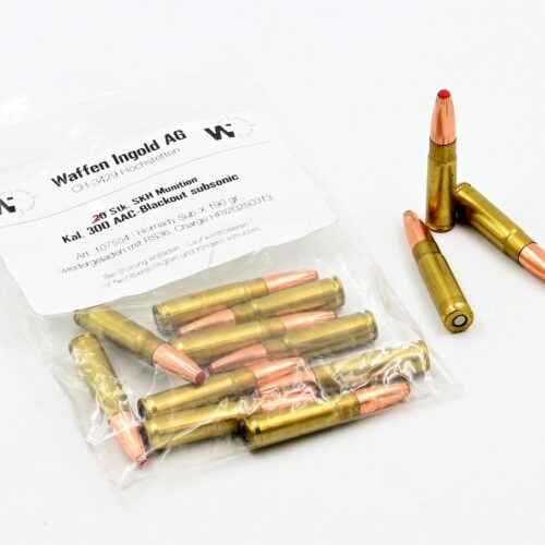 SKH, 300 Blackout Subsonic, Hornady SUB-X 190gr., 20 Stk
