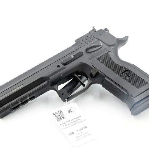 Pistole Tanfoglio Stock III Polymer, aufgerüstet, 9x19, SA, Gerader Abzug, Large Frame