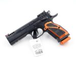 Pistole Tanfoglio Stock III, Orange, aufgerüstet, 9x19, DA/SA, Optic Ready