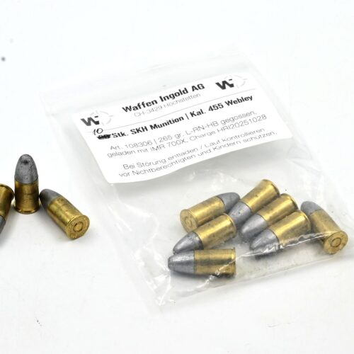 SKH, 455 Webley MKII, L-RN-HB 265 gr, 20 Stk.