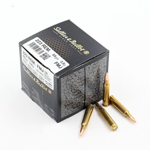 S + B, 223 Rem, FMJ, 55 gr., 100 Stk.