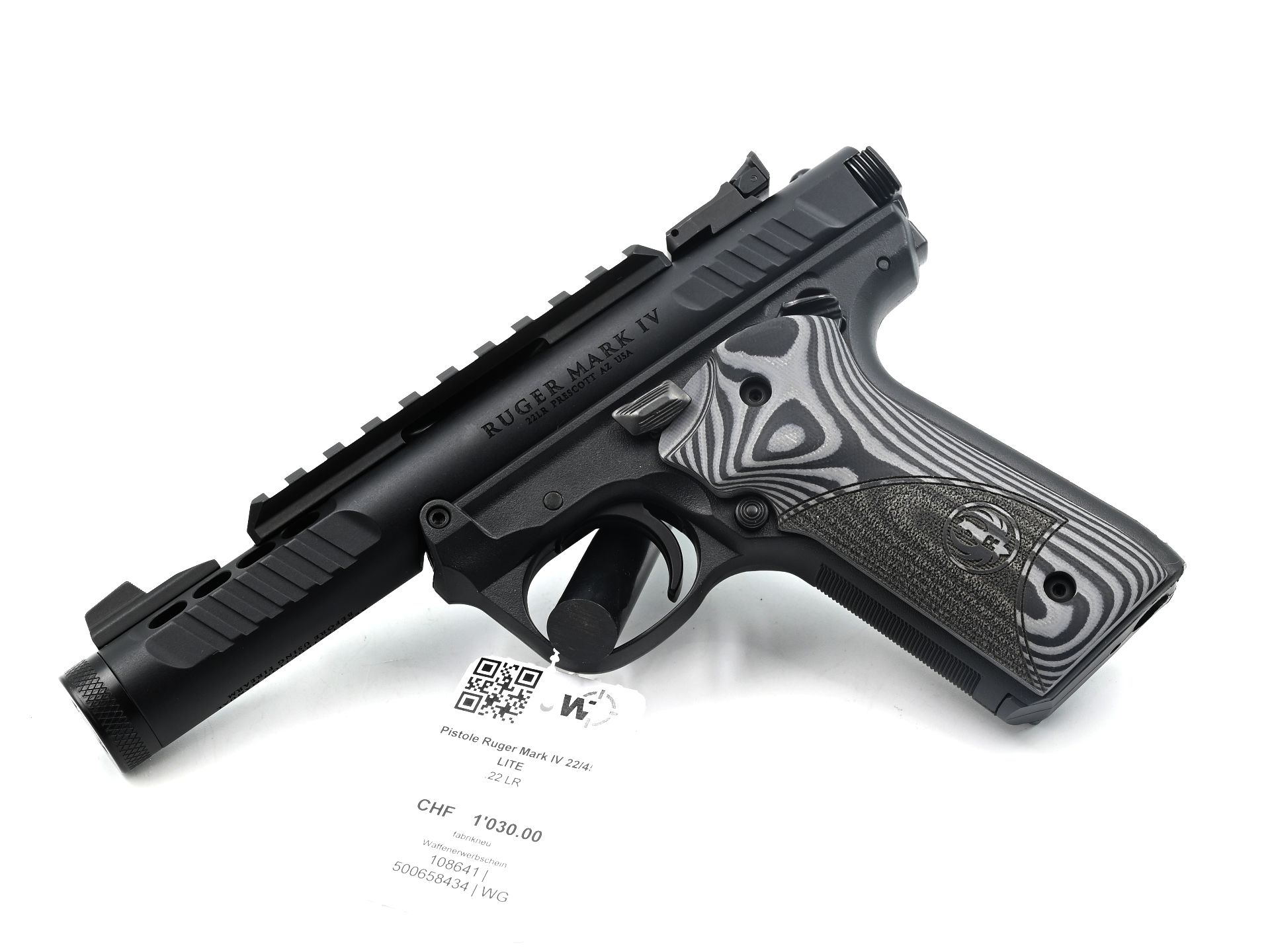 waffen-ingold.ch Pistole Ruger Mark IV 22/45 LITE, .22 LR – Bild 1
