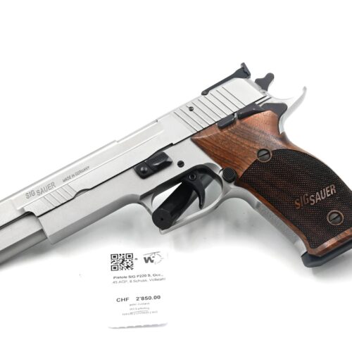 Pistole SIG P220 S, Occ., .45 ACP, 8 Schuss, Vollstahl