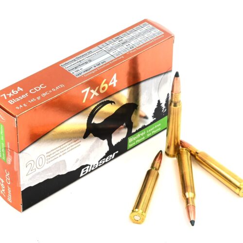 Blaser CDC, 7x64, bleifrei 145gr/9.4g, 20 Stk.