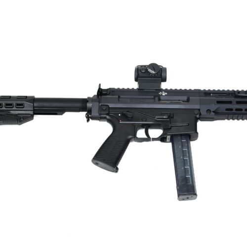 SL Gewehr B&T SPC9, Schwarz, 9x19, für B&T 9mm Magazine, Aimpoint Acro P-2