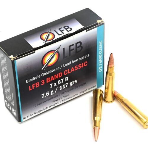 LFB 3 Band Classic, 7x57 R, bleifrei 117gr/7.6g, 10 Stk