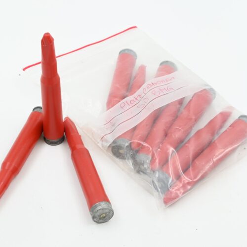 Surplus, 50 BMG Platzpatronen rot, 10 Stk