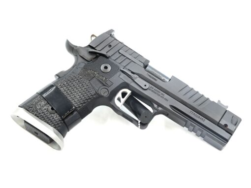 Pistole SigSauer P211 GTO, SAO Single Action Only, OR, 9x19, 17 Schuss, 3 Magazine – Bild 2
