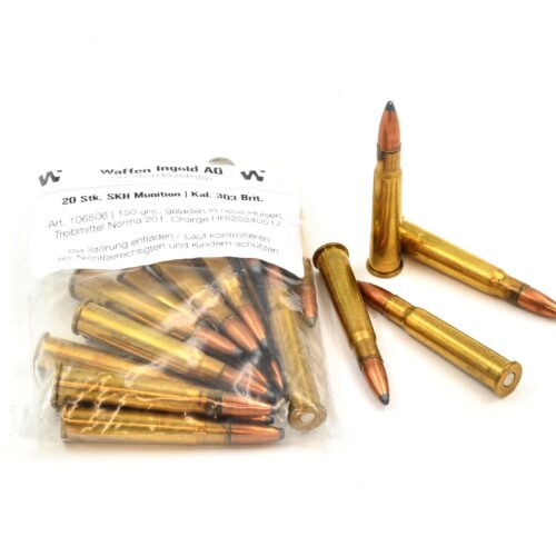 SKH, 303 British, SP, 150gr., 20 Stk.