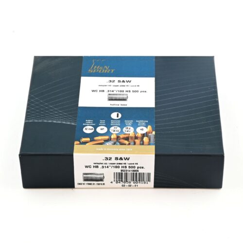 Pistolen/Revolvergeschosse, H+N .314 HS-WC HB, 100gr. 500 Stk, .32 S&W